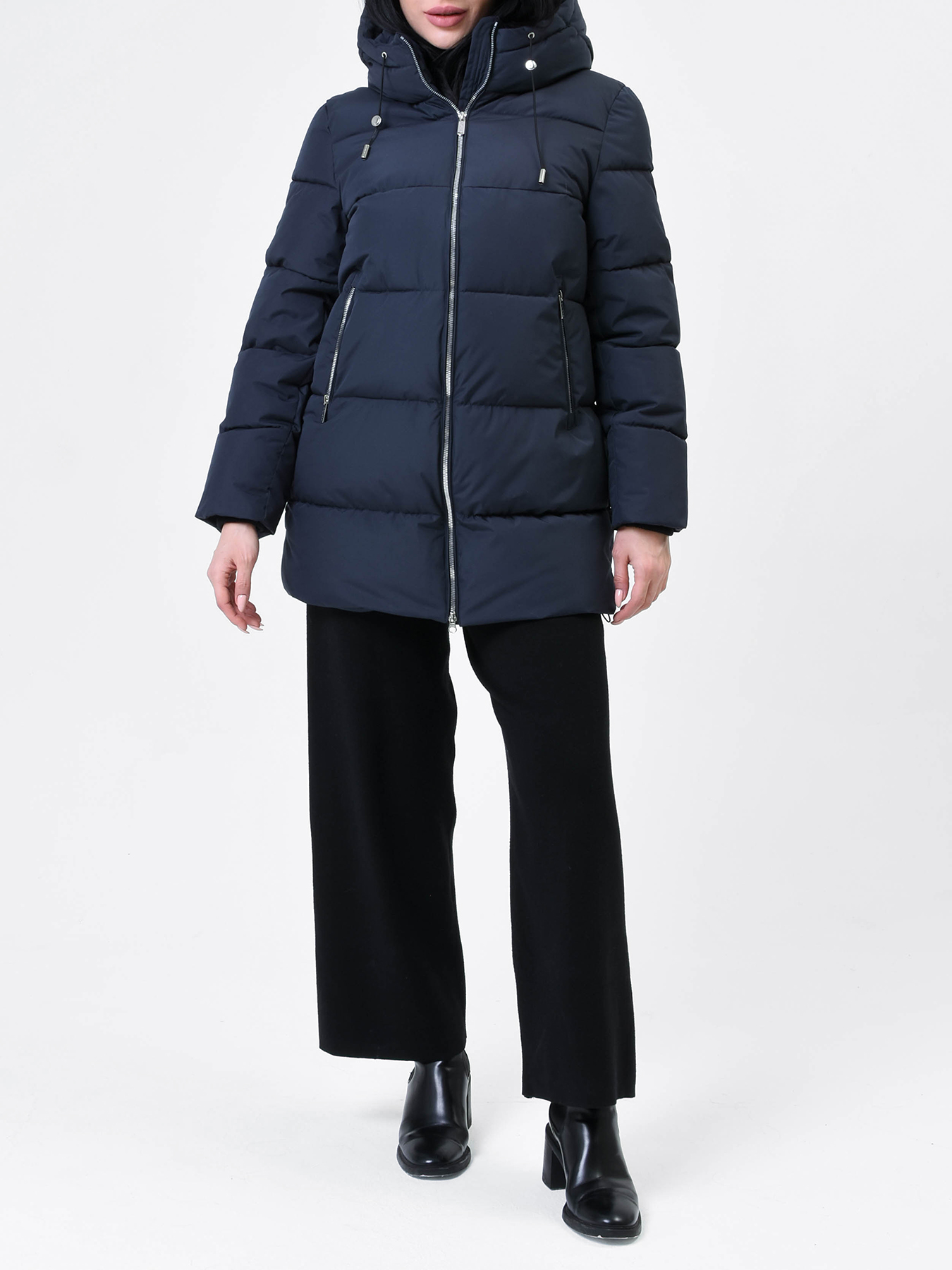 Пальто зимнее Maritta 433612-024, цвет темно-синий, размер 52 - фото 4