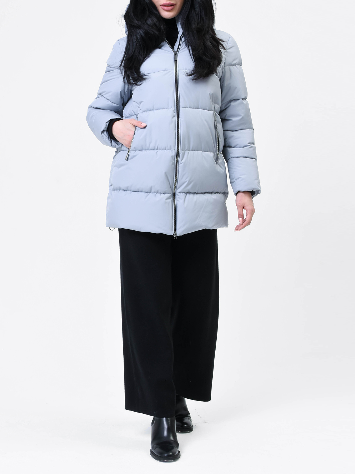 Пальто зимнее Maritta 433614-021, цвет голубой, размер 46 - фото 4