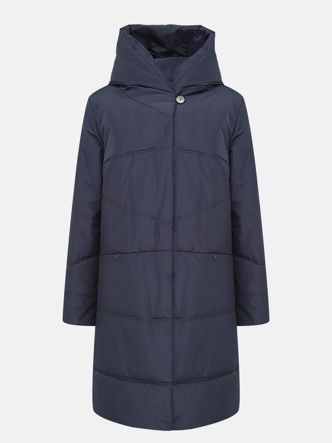 Пальто зимнее Maritta 433616-021, цвет темно-синий, размер 46