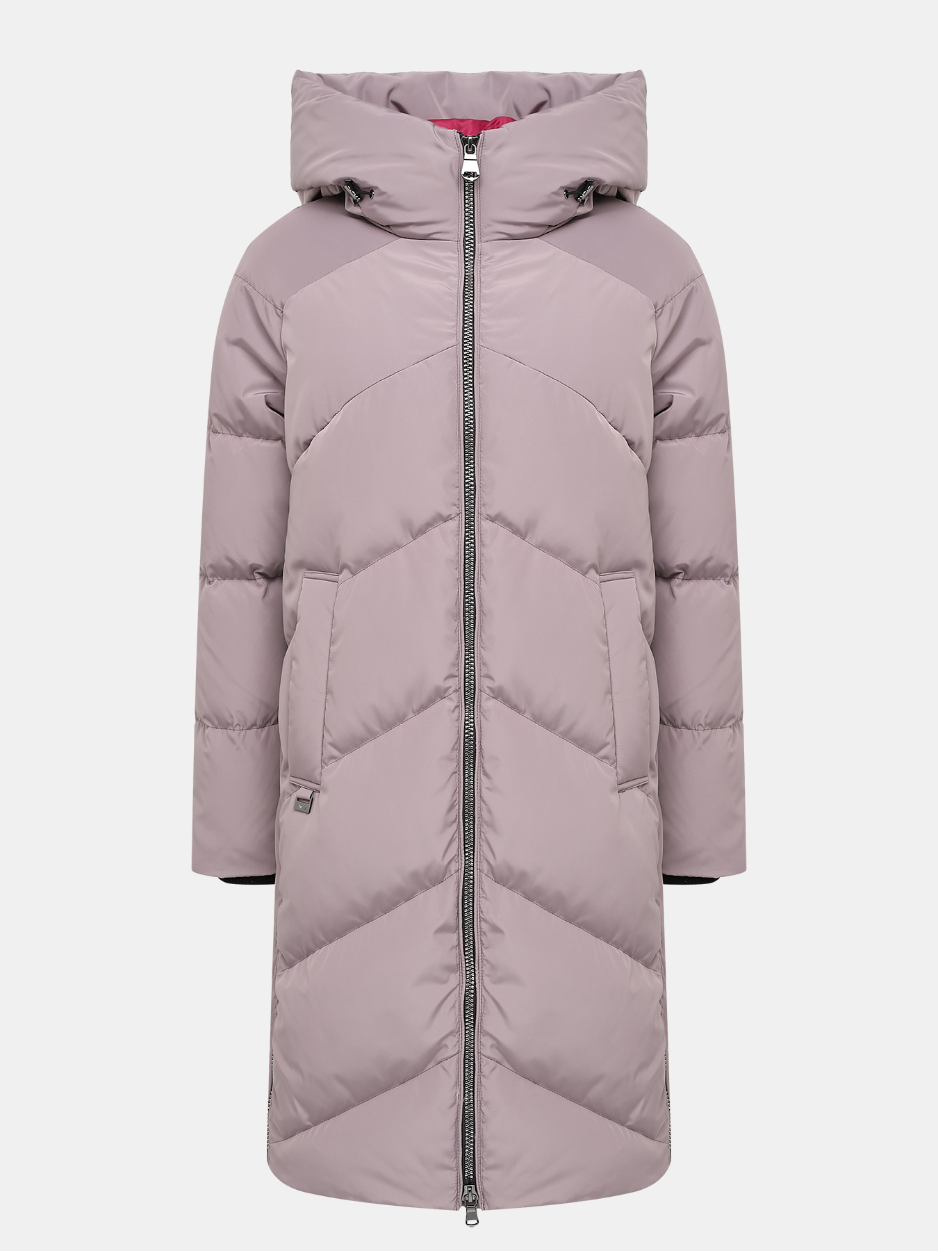 Пальто зимнее AVI 433627-023, цвет сиреневый, размер 50