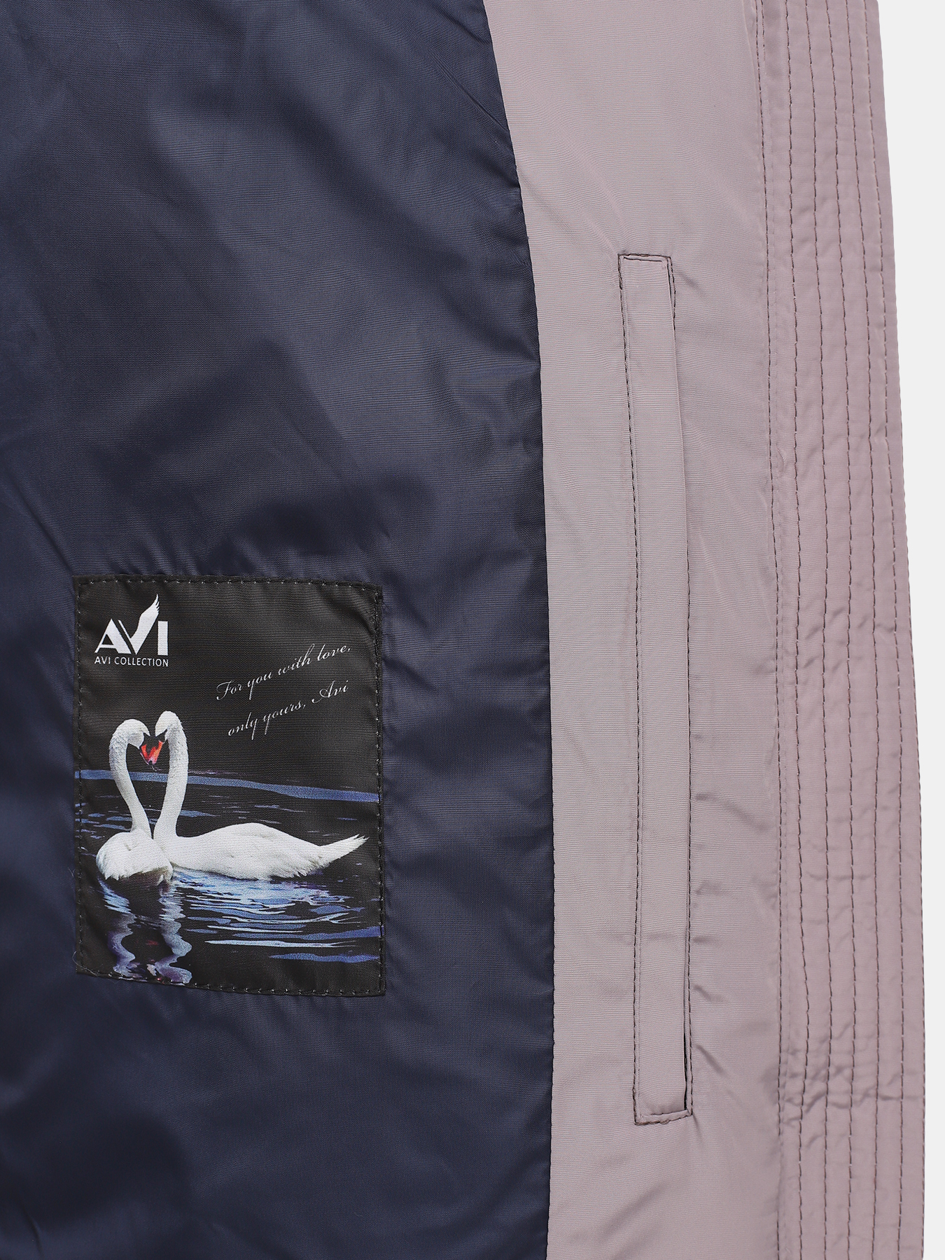 Пальто зимнее AVI 433627-025, цвет сиреневый, размер 48 - фото 2