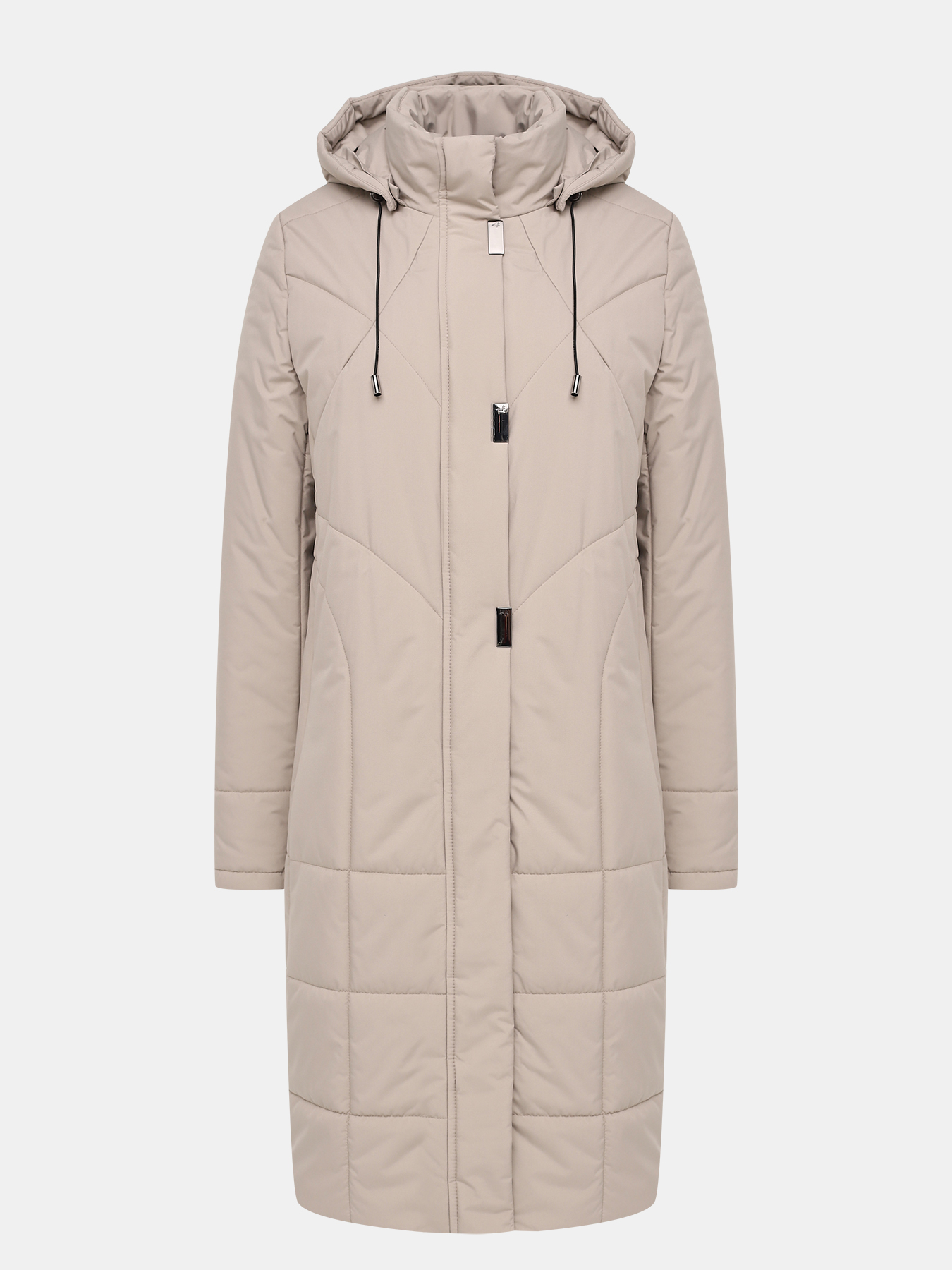 Пальто зимнее Maritta 433644-022, цвет бежевый, размер 48