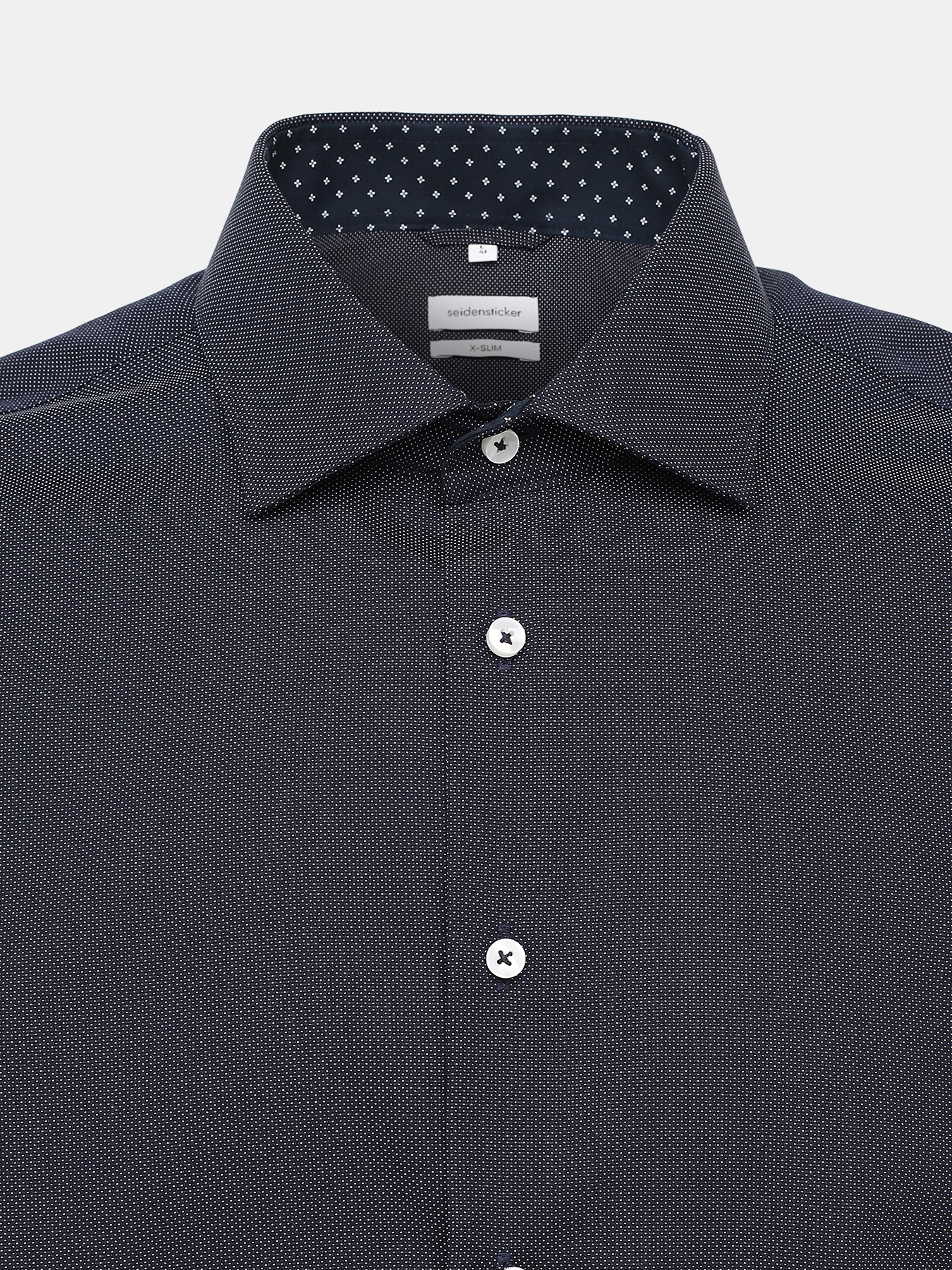 Рубашка Seidensticker 434015-022, цвет темно-синий, размер 54 - фото 2