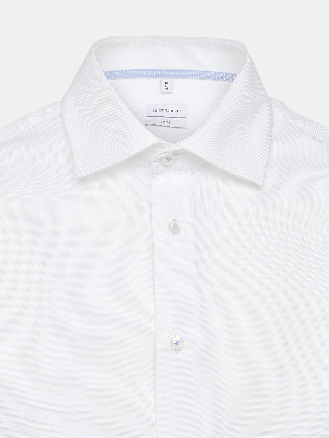 Рубашка Seidensticker 434019-021, цвет белый, размер 50 - фото 4