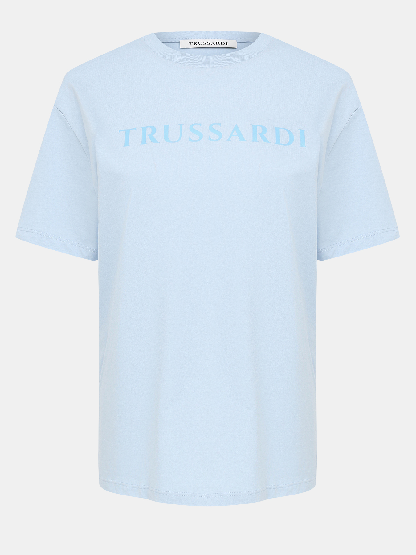 Футболка Trussardi 435514-041, цвет голубой, размер 40-42 - фото 1