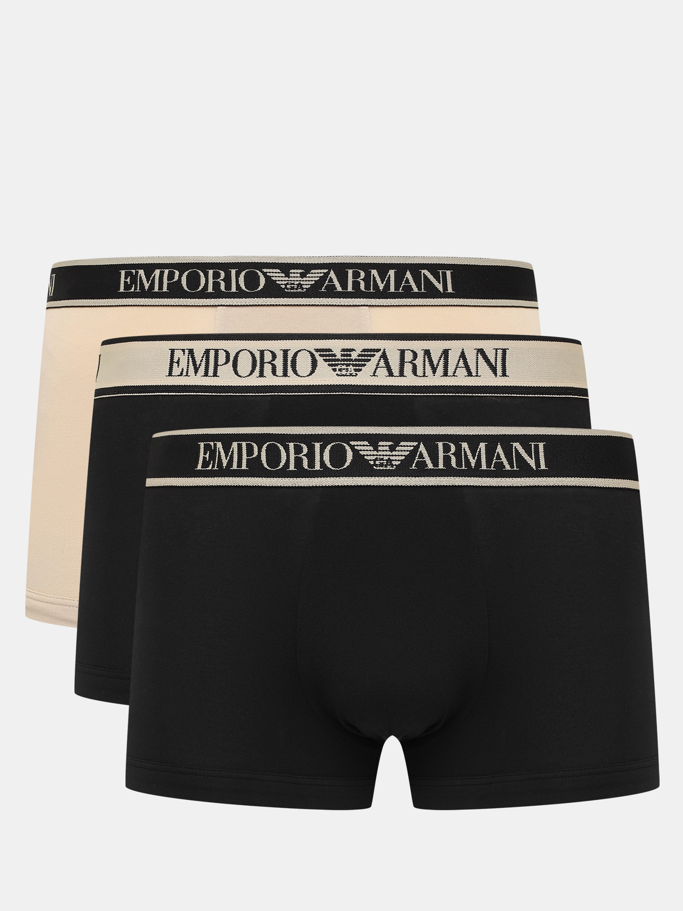 Боксеры (3 шт) Emporio Armani 438109-045, цвет мультиколор, размер 52 Боксеры (3 шт) - фото 1