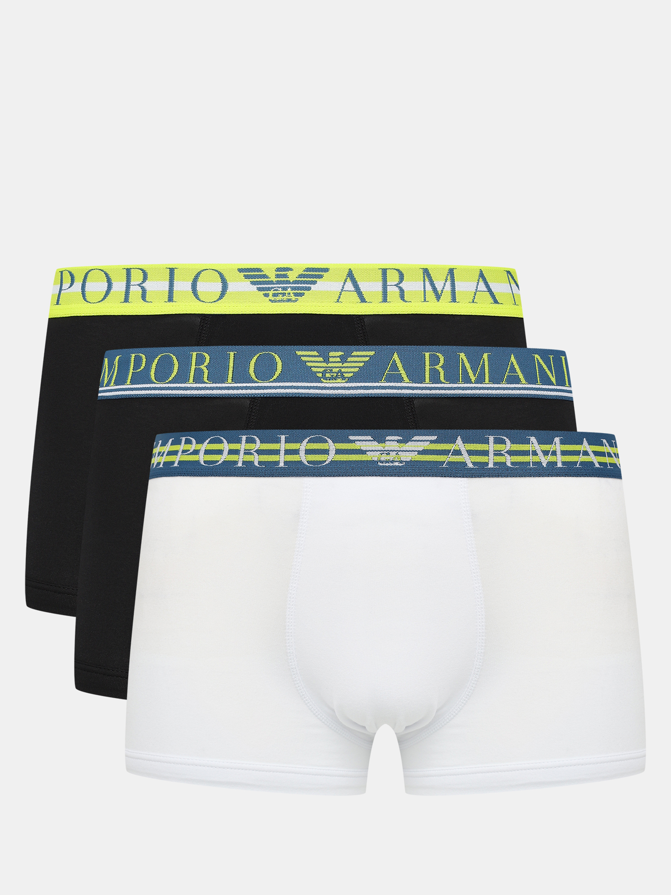 Боксеры (3 шт) Emporio Armani 438112-045, цвет мультиколор, размер 52
