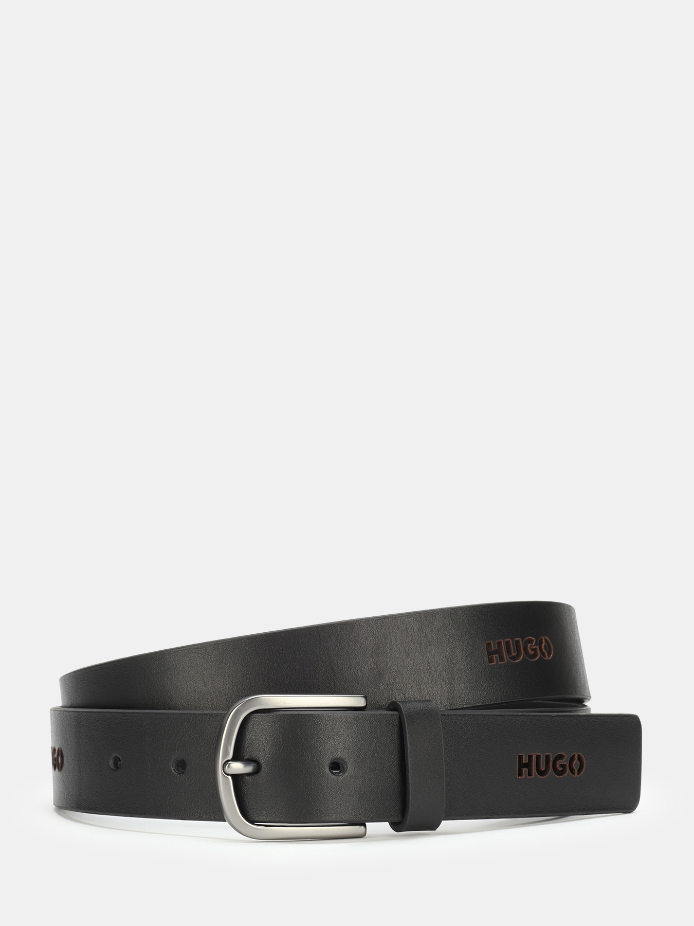 Ремень Glau HUGO 438635-039, цвет черный, размер 110