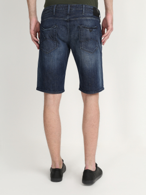 Джинсовые шорты Emporio Armani. Цвет default. Изображение 4