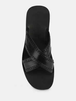 Кожаные шлепанцы Trussardi Jeans. Цвет default. Изображение 5