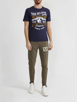 Футболка с рисунком и надписями True Religion. Цвет default. Изображение 2