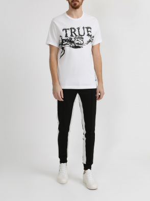 Футболка с рисунком и надписями True Religion. Цвет default. Изображение 2