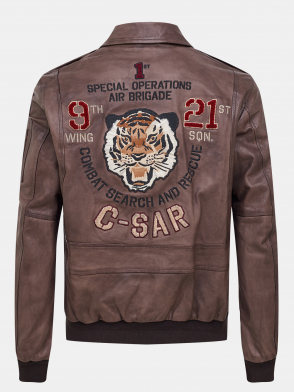 Кожаная куртка Aeronautica Militare Кожаная куртка Aeronautica Militare