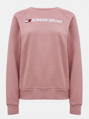 Джемпер Tommy Sport. Цвет розовый. Изображение 1