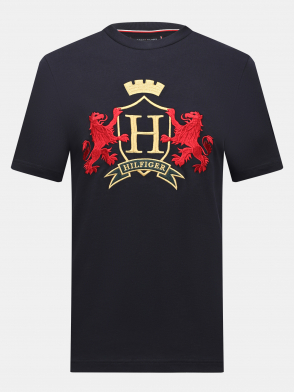 Футболка Tommy Hilfiger. Цвет синий. Изображение 1