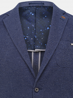 Пиджак Alessandro Manzoni Denim. Цвет синий. Изображение 3