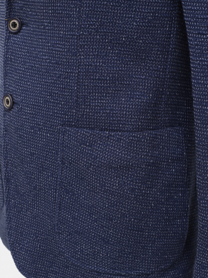 Пиджак Alessandro Manzoni Denim. Цвет синий. Изображение 4