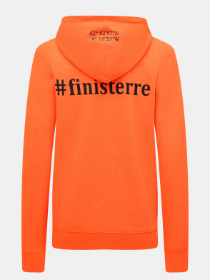 Толстовка Finisterre. Цвет оранжевый. Изображение 2