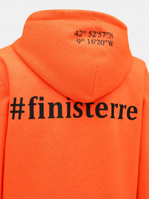 Толстовка Finisterre. Цвет оранжевый. Изображение 4