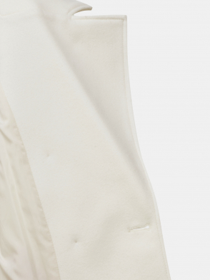 Полупальто Trussardi Jeans. Цвет молочный. Изображение 4