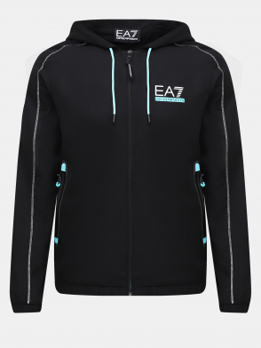 Спортивный костюм EA7 Emporio Armani. Цвет черный. Изображение 3