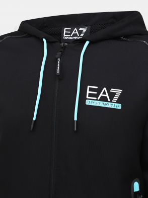 Спортивный костюм EA7 Emporio Armani. Цвет черный. Изображение 5