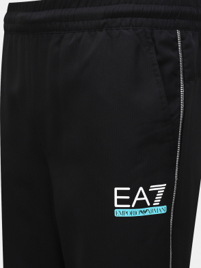 Спортивный костюм EA7 Emporio Armani. Цвет черный. Изображение 9