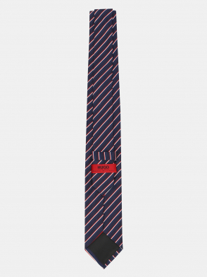 Галстук Tie HUGO. Цвет синий. Изображение 2