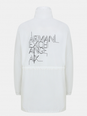 Ветровка Armani Exchange. Цвет белый. Изображение 2