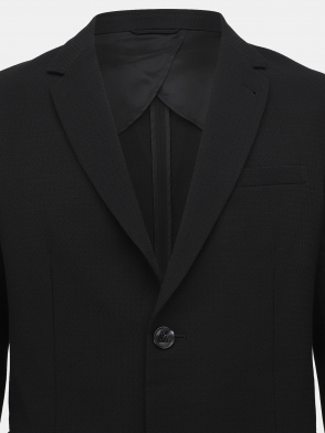 Пиджак Armani Exchange. Цвет черный. Изображение 3