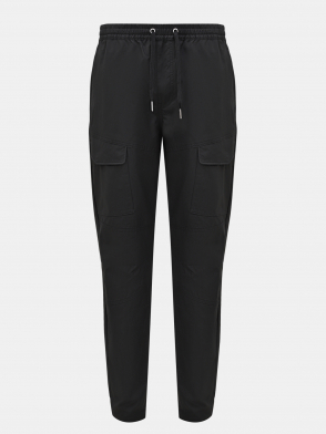 Брюки Armani Exchange. Цвет черный. Изображение 1