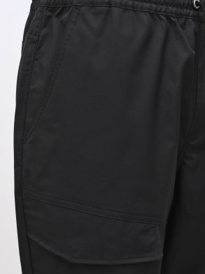 Брюки Armani Exchange. Цвет черный. Изображение 4