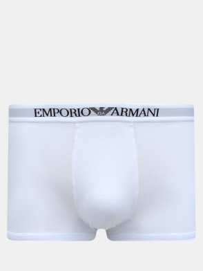 Мужские боксеры (3 шт) Emporio Armani. Цвет белый. Изображение 2