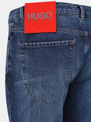 Джинсы HUGO HUGO. Цвет синий. Изображение 5