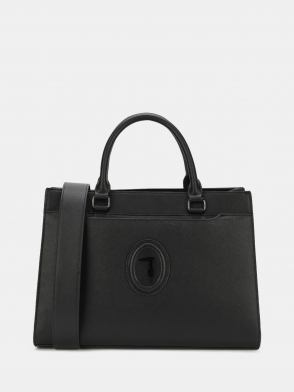 Сумка Trussardi. Цвет черный. Изображение 5