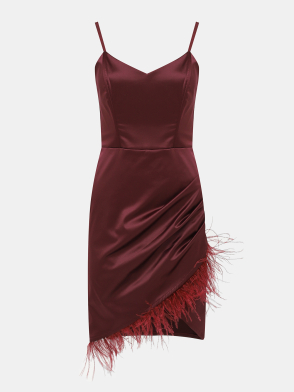 Платье Rinascimento. Цвет бордовый. Изображение 1